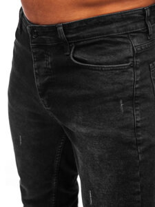 Bolf Herren Jeanshose slim fit Schwarz  6494