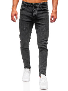 Bolf Herren Jeanshose slim fit Schwarz  6497