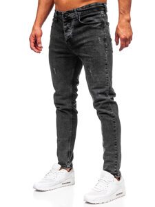 Bolf Herren Jeanshose slim fit Schwarz  6497