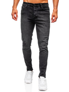 Bolf Herren Jeanshose slim fit Schwarz  6498