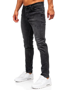 Bolf Herren Jeanshose slim fit Schwarz  6498