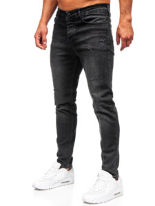 Bolf Herren Jeanshose slim fit Schwarz  6504