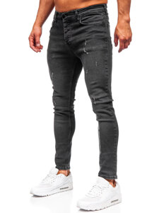 Bolf Herren Jeanshose slim fit Schwarz  6513