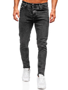 Bolf Herren Jeanshose slim fit Schwarz  6519