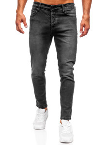 Bolf Herren Jeanshose slim fit Schwarz  6523