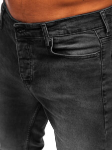 Bolf Herren Jeanshose slim fit Schwarz  6523