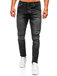 Bolf Herren Jeanshose slim fit Schwarz  6526