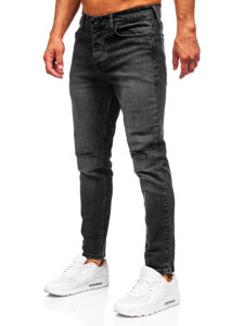 Bolf Herren Jeanshose slim fit Schwarz  6526