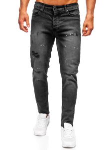 Bolf Herren Jeanshose slim fit Schwarz  6533