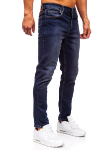 Bolf Herren Jeanshose slim fit Schwarz 6576