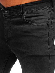 Bolf Herren Jeanshose slim fit Schwarz 6693S