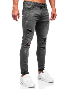 Bolf Herren Jeanshose slim fit Schwarz  KS2081A