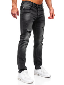 Bolf Herren Jeanshose slim fit Schwarz  MP0018N