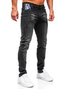 Bolf Herren Jeanshose slim fit Schwarz  MP0025N