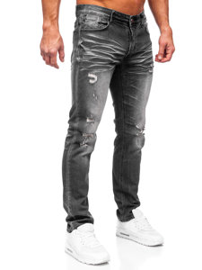 Bolf Herren Jeanshose slim fit Schwarz MP0032N