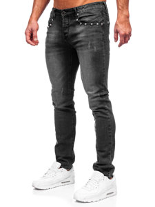 Bolf Herren Jeanshose slim fit Schwarz  MP0057N