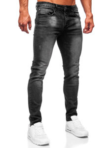 Bolf Herren Jeanshose slim fit Schwarz  MP0066N