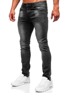 Bolf Herren Jeanshose slim fit Schwarz  MP0066N