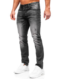 Bolf Herren Jeanshose slim fit Schwarz  MP0070N