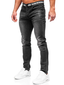 Bolf Herren Jeanshose slim fit Schwarz  MP0083N