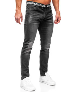 Bolf Herren Jeanshose slim fit Schwarz  MP0083N