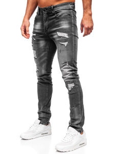 Bolf Herren Jeanshose slim fit Schwarz MP0156N