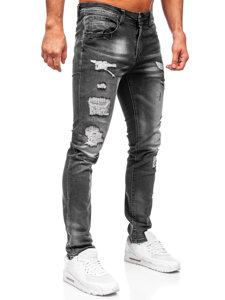 Bolf Herren Jeanshose slim fit Schwarz MP0156N