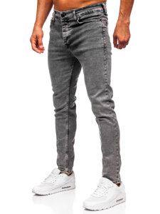 Bolf Herren Jeanshose slim fit Schwarzgrau  6506