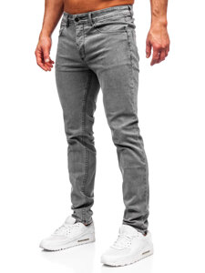 Bolf Herren Jeanshose slim fit Schwarzgrau MP0192GC