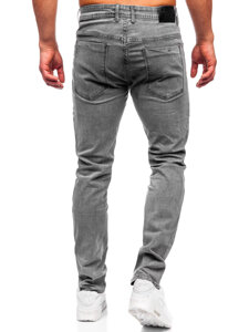 Bolf Herren Jeanshose slim fit Schwarzgrau MP0192GC