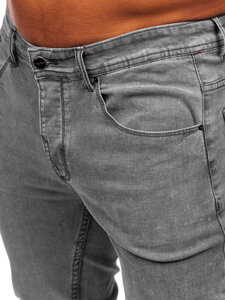 Bolf Herren Jeanshose slim fit Schwarzgrau MP0192GC