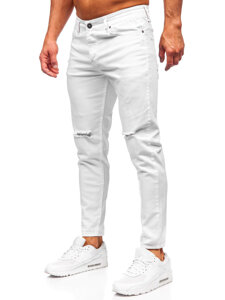 Bolf Herren Jeanshose slim fit Weiß  5873