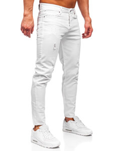 Bolf Herren Jeanshose slim fit Weiß  5876