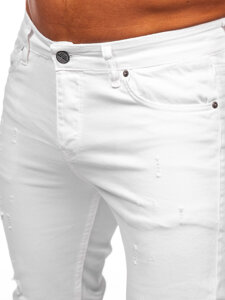 Bolf Herren Jeanshose slim fit Weiß  5876