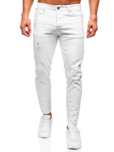 Bolf Herren Jeanshose slim fit Weiß  5876