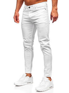 Bolf Herren Jeanshose slim fit Weiß  5877