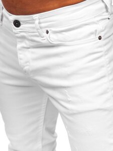 Bolf Herren Jeanshose slim fit Weiß  5877