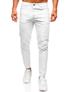 Bolf Herren Jeanshose slim fit Weiß  5888