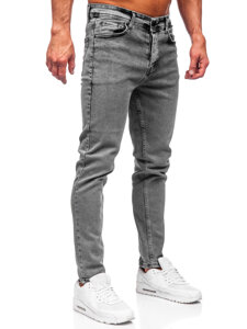 Bolf Herren Jeanshoseregular fit Schwarzgrau  6345