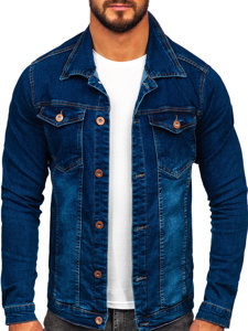 Bolf Herren Jeansjacke Blau  200