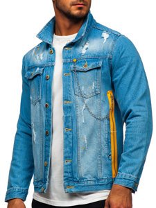 Bolf Herren Jeansjacke Blau  3-4