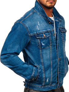 Bolf Herren Jeansjacke Blau  MJ500B