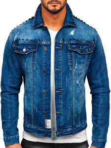 Bolf Herren Jeansjacke Blau  MJ504B