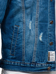 Bolf Herren Jeansjacke Blau  MJ507B