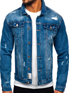 Bolf Herren Jeansjacke Blau  MJ507B