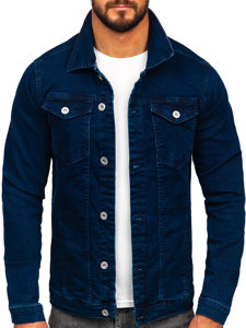 Bolf Herren Jeansjacke Dunkelblau  200