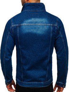 Bolf Herren Jeansjacke Dunkelblau  3-4