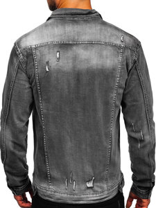 Bolf Herren Jeansjacke Grau  MJ500G