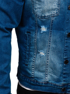 Bolf Herren Jeansjacke Hellblau  MJ506B