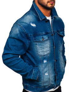 Bolf Herren Jeansjacke Hellblau  MJ506B